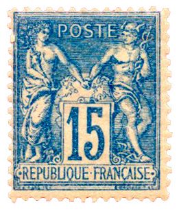 n°90* - Timbre FRANCE Poste n°90* - Timbre FRANCE Poste