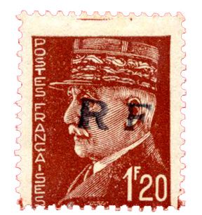 n°7* (MAYER) - Timbre FRANCE Libération (Pernay) n°7* (MAYER) - Timbre FRANCE Libération (Pernay)