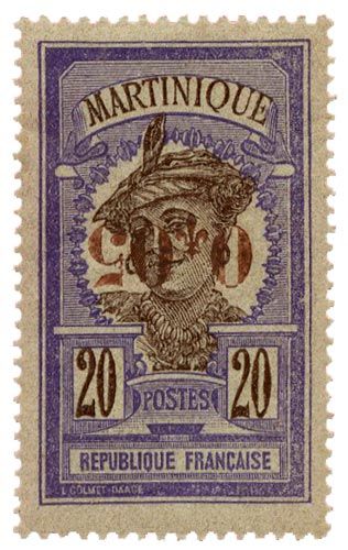 n°106a* - Timbre MARTINIQUE Poste n°106a* - Timbre MARTINIQUE Poste