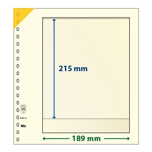 Feuille neutre LINDNER-T : 1 bande-802102P (x10) Feuille neutre LINDNER-T : 1 bande-802102P (x10)