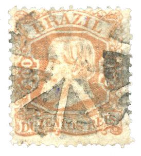 n°50 obl. - Timbre BRESIL Poste n°50 obl. - Timbre BRESIL Poste