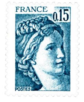 n.o 1966b -  Sello Francia Correos