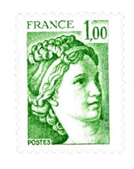 n° 1973a -  Selo França Correios
