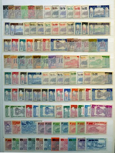 GABON : Petite collection 1904/1932 **/*/obl. GABON : Petite collection 1904/1932 **/*/obl.
