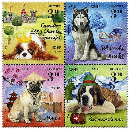 n° 1245/1248 - Timbre CROATIE Poste n° 1245/1248 - Timbre CROATIE Poste