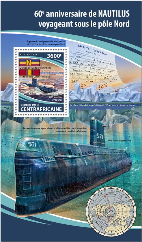 n° 1246 - Timbre CENTRAFRICAINE III - Carnets de Timbres à composition variable n° 1246 - Timbre CENTRAFRICAINE III - Carnets de Timbres à composition variable