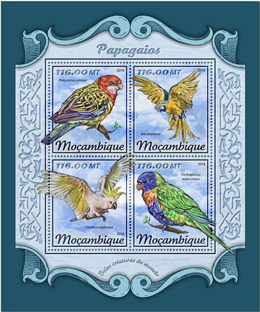 n° 7618/7621 - Timbre MOZAMBIQUE Poste n° 7618/7621 - Timbre MOZAMBIQUE Poste