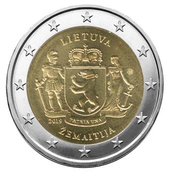 2 EURO COMMEMORATIVE 2019 : LITUANIE (région historique de Zemaitija)