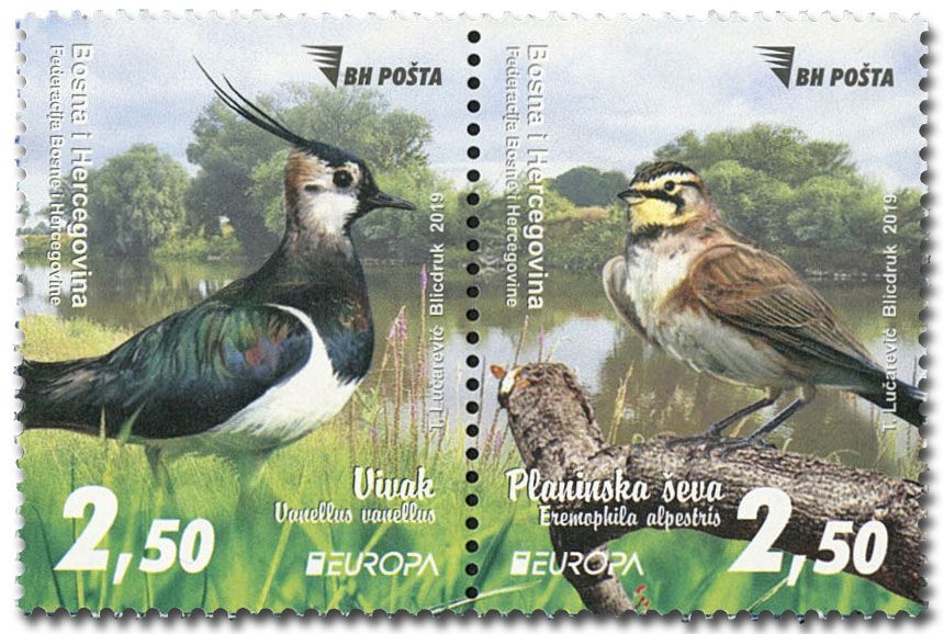 n° 818/819 - Timbre BOSNIE-HERZEGOVINE Poste n° 818/819 - Timbre BOSNIE-HERZEGOVINE Poste