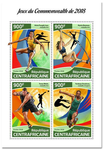 n° 5631/5634 - Timbre CENTRAFRICAINE Poste n° 5631/5634 - Timbre CENTRAFRICAINE Poste
