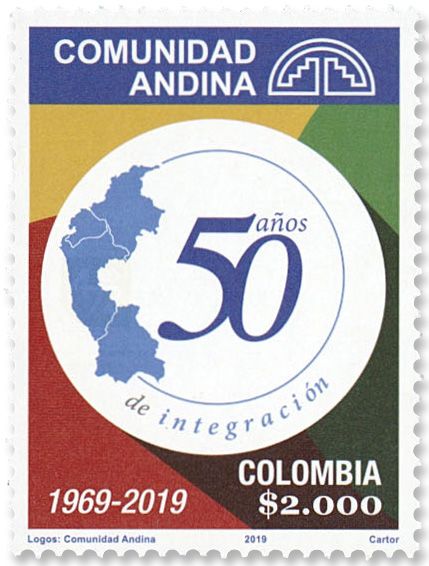 n°2036 - Timbre COLOMBIE Poste n°2036 - Timbre COLOMBIE Poste