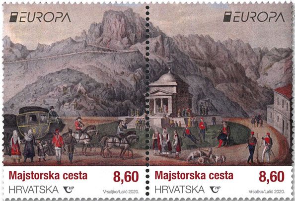 n° 1353/1354 - Timbre CROATIE Poste n° 1353/1354 - Timbre CROATIE Poste