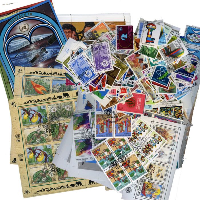 EUROPE: ONU 3 bureaux - timbres obl. EUROPE: ONU 3 bureaux - timbres obl.