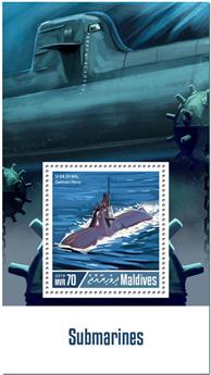 n° 1298 - Timbre MALDIVES Blocs et feuillets