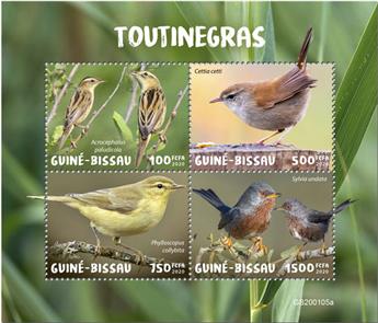 n° 8485/8488  - Timbre GUINEE-BISSAU Poste