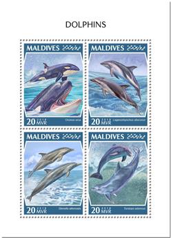 n° 6587/6590 - Timbre MALDIVES Poste