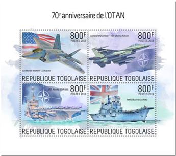 n° 7110/7113 - Timbre TOGO Poste
