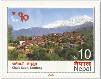 n° 1286 - Timbre NEPAL Poste