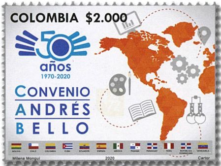 n° 2142 - Timbre COLOMBIE Poste n° 2142 - Timbre COLOMBIE Poste