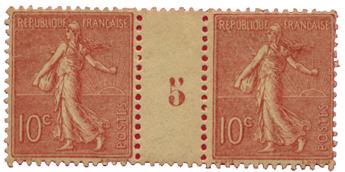 nr. 129 -  Stamp France Mail