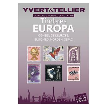 EUROPA  - 2022 (Catalogue des timbres EUROPA, Conseil de l'Europe, EUROMED, SEPAC, NORDEN)