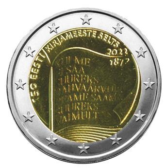 2 EURO COMMEMORATIVE 2022 : ESTONIE (Société Littéraire)