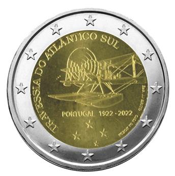 2 EURO COMMEMORATIVE 2022 : PORTUGAL (Traversée Atlantique Sud)