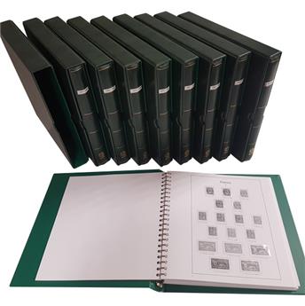 Matériel: Bel ensemble en 9 volumes Supra verts avec étui + feuilles SC 1849/2001.