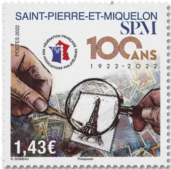 n° 1288 - Timbre Saint-Pierre et Miquelon Poste