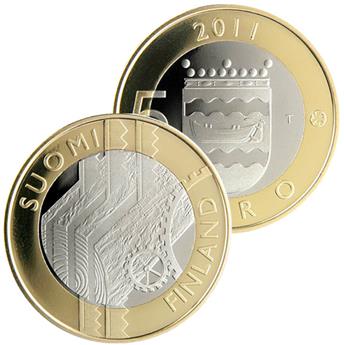 5€ COMMEMORATIF FINLANDE - UUSIMAA - 2011