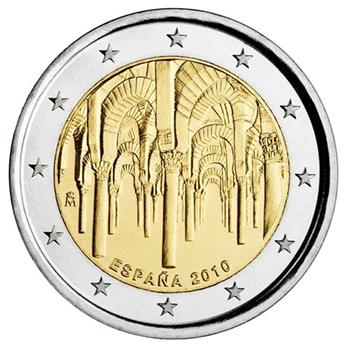 2 EURO COMMEMORATIVE 2010 : ESPAGNE (Le centre historique de Cordoue, inscrit au patrimoine mondial de l'UNESCO depuis 1984)
