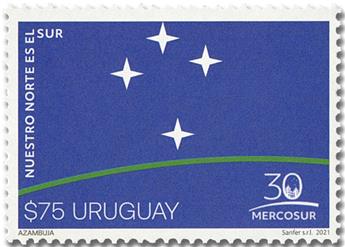 n° 3053 - Timbre URUGUAY Poste