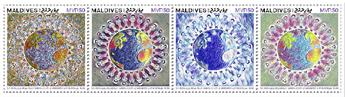 n° 7607/7614  - Timbre MALDIVES Poste