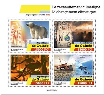 n° 10556/10559  - Timbre GUINEE Poste