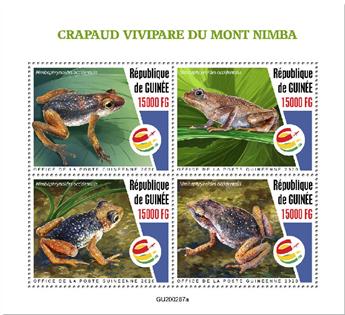 n° 10718/10721  - Timbre GUINEE Poste