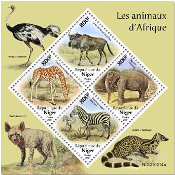 n° 6198/6201  - Timbre NIGER Poste
