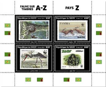 n° 6318/6321  - Timbre NIGER Poste
