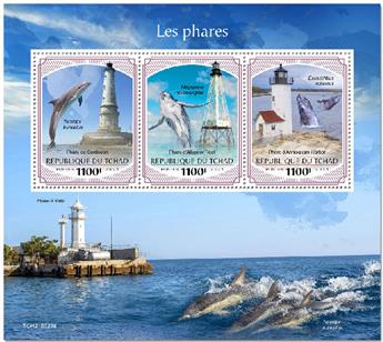n° 3536/3538  - Timbre TCHAD Poste