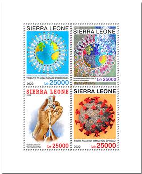 n° 10840/10843 - Timbre SIERRA LEONE Poste