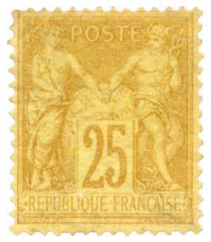 n°92(*) - Timbre FRANCE Poste