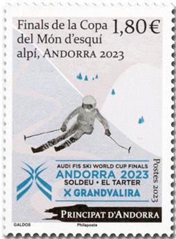 n° 888 - Timbre ANDORRE Poste