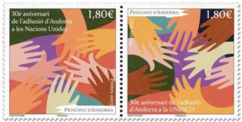 n° 896/897 - Timbre ANDORRE Poste