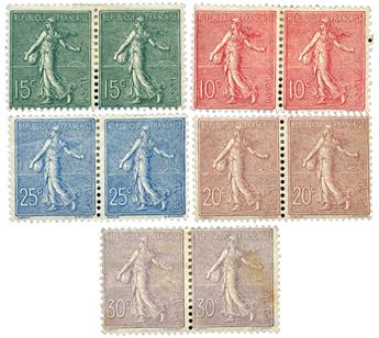 n° 129/133* - Timbre FRANCE Poste