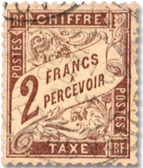 n° 26 obl. B - Timbre FRANCE Taxe