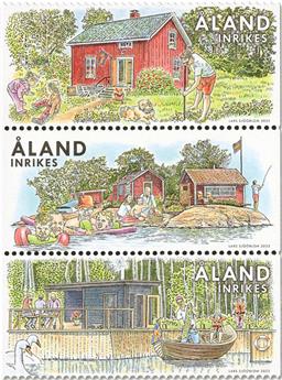 n° 539/541 - Timbre ALAND Poste