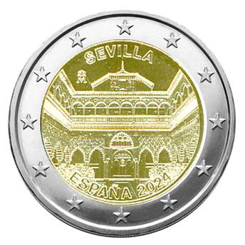 2 EURO COMMEMORATIVE 2024 : ESPAGNE (Centre historique de Séville)