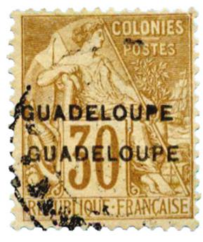 Guadeloupe : n°22e obl.
