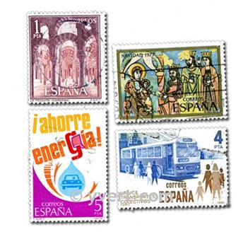 ESPAGNE : pochette de 1000 timbres (Oblitérés)