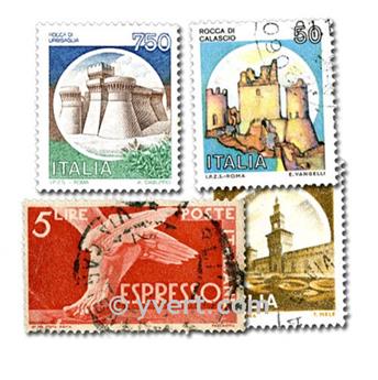 ITALIE : pochette de 1000 timbres (Oblitérés)