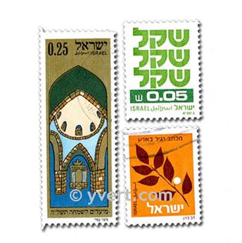 ISRAEL : pochette de 500 timbres (Oblitérés)
